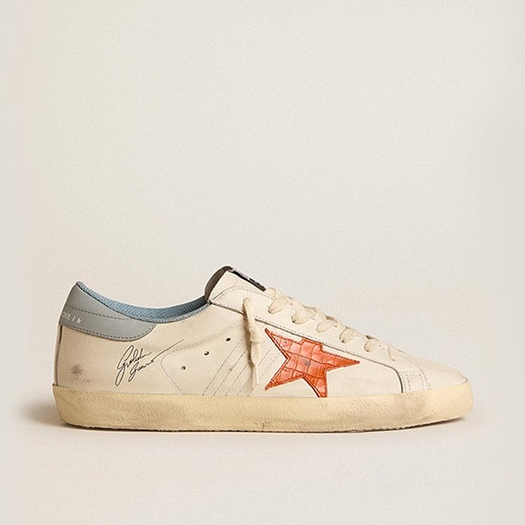 GOLDEN GOOSE KOREA(골든구스) [공식 스토어] 골든구스 남성 슈퍼스타 GMF00101 F005995 82676 ...