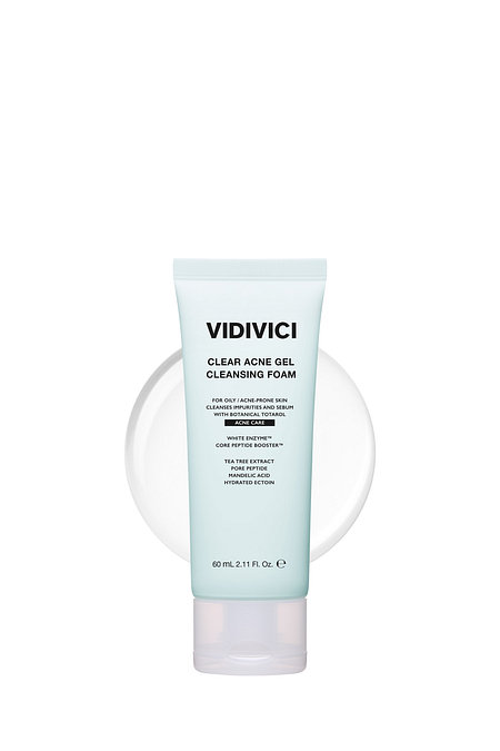 VIDIVICI 클리어 아크네 젤 클렌징 폼 60ml | 신세계V