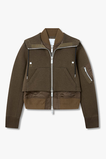 SACAI 여성 스펀지 스웨트 후디 | 신세계V