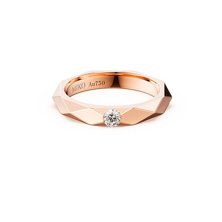 MIKO [미꼬] 앙상블 1부 0.1ct 다이아몬드 반지 여성 | 신세계V
