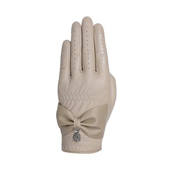 STANDREWS 여성 리본 레더 한손 장갑 821E7GV051_BG | 신세계V