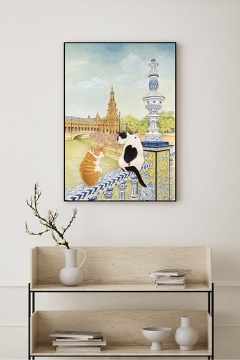 GURIM.COM 손유영, 여행의 기억, 민화 인테리어 복 그림 액자 | 신세계V