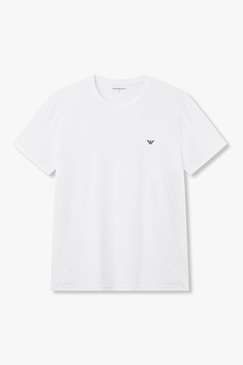 EMPORIO ARMANI UNDERWEAR 남성 이글 프린트 스트레치 라운지 티셔츠 | 신세계V