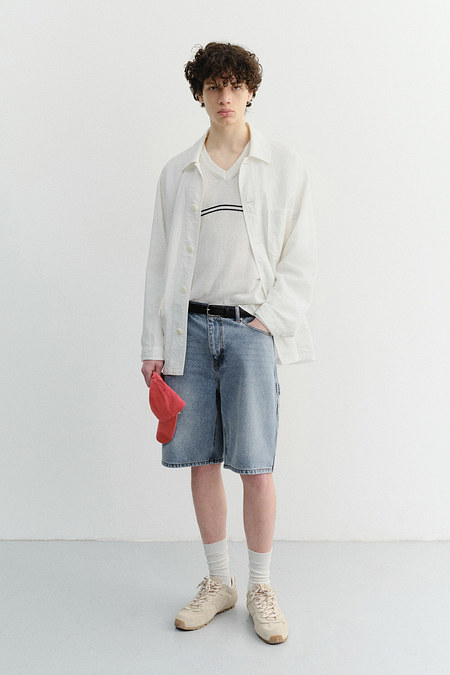 DUNST CLASSIC CARPENTER DENIM SHORTS LIGHT BLUE_M_UDPA6B324B1 | 신세계V