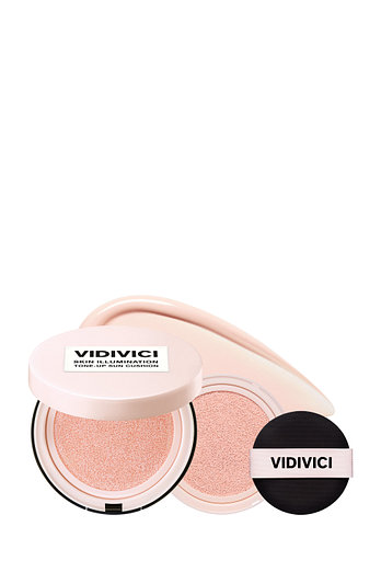 VIDIVICI [본품+리필] 스킨 일루미네이션 톤업 선 쿠션 본품 SPF30 PA++ +  리필 1EA | 신세계V