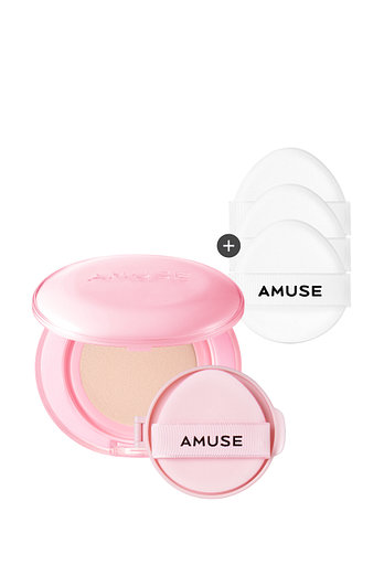 AMUSE [어뮤즈] 듀 파워 비건 쿠션 본품+리필 SPF 50+ PA++++ (세트/4종) | 신세계V