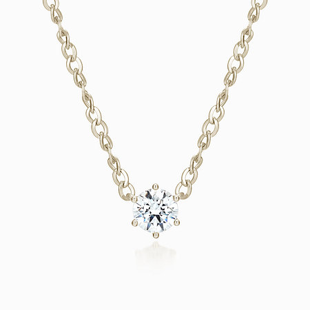 ORNE(오네) [오네주얼리] 14K Essentiel 3부 랩다이아몬드 목걸이 ONW20400-2N | 신세계V