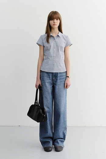 DUNST SUMMER RELAXED WIDE JEANS CLASSIC BLUE_UDPA6B232B2 | 신세계V