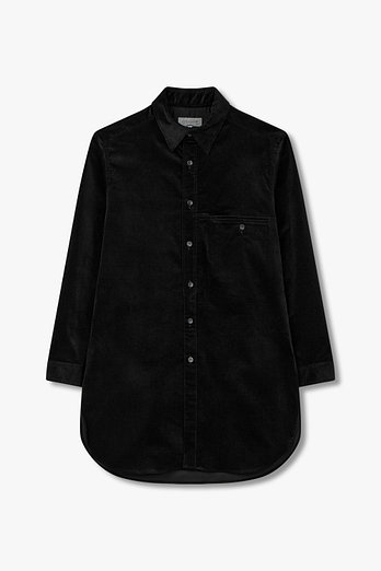 Yohji Yamamoto [HOMME]원 포켓 스트레치 벨루어 셔츠 | 신세계V
