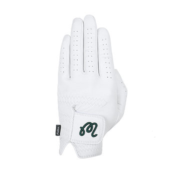 MALBON GOLF 공용 M 자수 로고 왼손 장갑 WHITE (M5343PGL01WHT) | 신세계V
