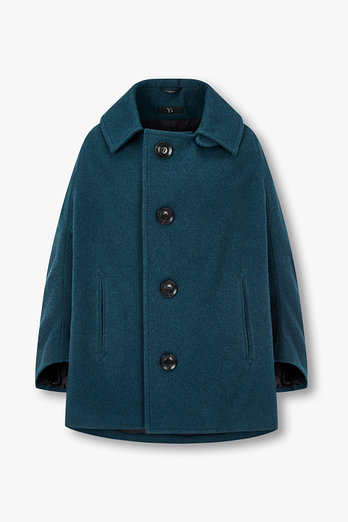 Yohji Yamamoto [Y's]울 블렌드 부클레 코트 | 신세계V