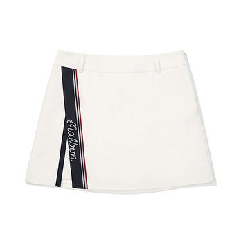 MALBON GOLF A라인 사이드 슬릿 스커트 OFF WHITE (WOMAN) | 신세계V