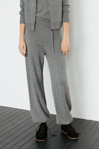Mare di Mari [Cashmere 100%] Harem Knit Jogger Pants - Grey | 신세계V