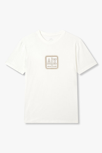 ARMANI EXCHANGE 남성 로고 프린트 크루넥 티셔츠 | 신세계V