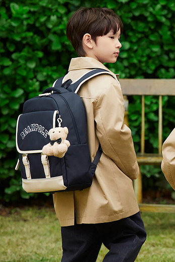 BEANPOLE KIDS [시즌오프30%][26SS 5%][BEANPOLE KIDS] 클래식 플랩 책가방 세트  네이비 (PS00136923R) | 신세계V