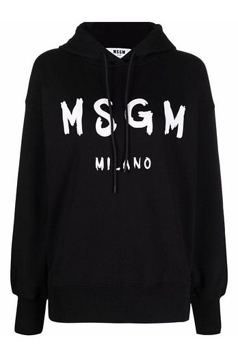 MSGM 엠에스지엠 후드 티셔츠 2000MDM515 200001 99 BLACK DOM | 신세계V