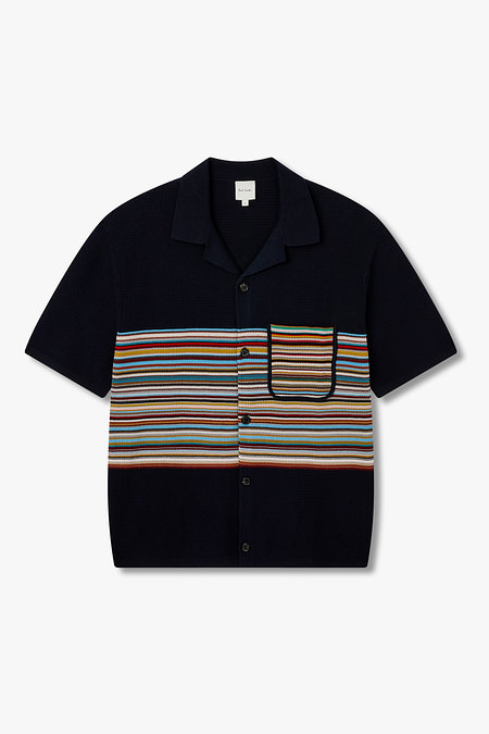PAUL SMITH 스트라이프 니티드 셔츠 | 신세계V