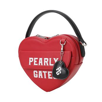 PEARLY GATES [가격인하] 여성 엠보 로고 하트 투웨이백 & 하트 키링 | 신세계V