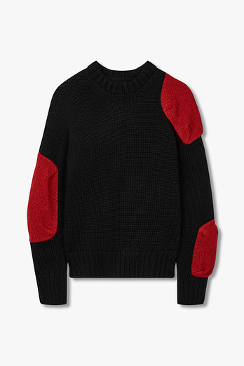 Yohji Yamamoto [FEMME]크루넥 울 니트 풀오버 | 신세계V