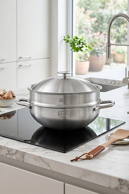 AMT AMT 316Ti 스텐 통5중 코닉 파티웍 28cm | 신세계V
