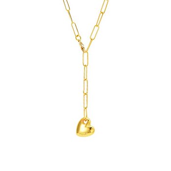 삼성금거래소 [삼성금거래소 MELORA] O컬렉션 24K 하트 볼륨 링크 목걸이 15g | 신세계V