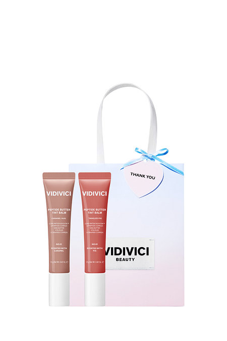 VIDIVICI 펩타이드 버터 틴트 밤 듀오 세트 | 신세계V