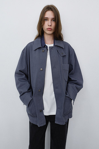 DUNST UNISEX CHORE JACKET BLUE_UDJA6C104B2 | 신세계V