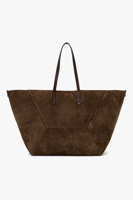 BRUNELLO CUCINELLI 여성 BC DUO 모닐리 스웨이드 라지 백 | 신세계V