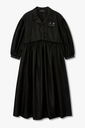 SIMONE ROCHA 시그니처 스모크 셔츠 드레스(블랙) | 신세계V