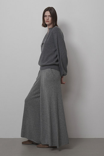 Mare di Mari [Cashmere 100%] Flared Knit Pants - Grey | 신세계V