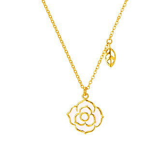 삼성금거래소 [삼성금거래소 MELORA] R컬렉션 24K 컬러풀 플라워 목걸이 7.5g | 신세계V