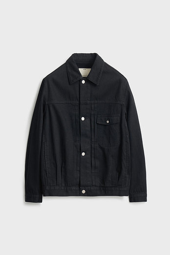 POTTERY Trucker Jacket Type 01_Black | 신세계V