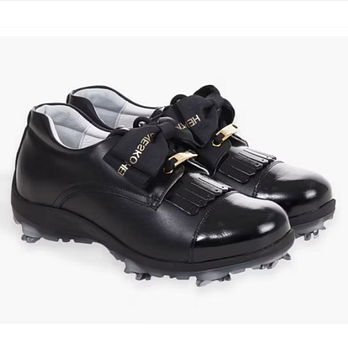 SHINSEGAE GOLF SHOP [HELVESKO정품] 24 S/S 헬베스코 정품 HANA 블랙 여성 소가죽 100% 골프화 (라이센스 정품) | 신세계V