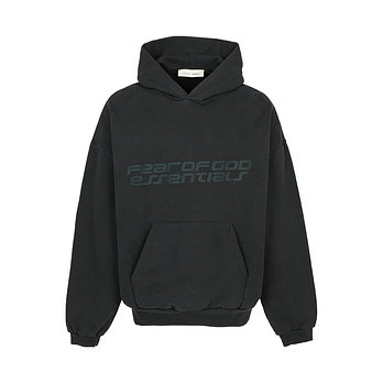 FEAR OF GOD [FEAR OF GOD] 피어오브갓 에센셜 남성 기모 후드티 192HO256564F VINTAGE BLACK | 신세계V