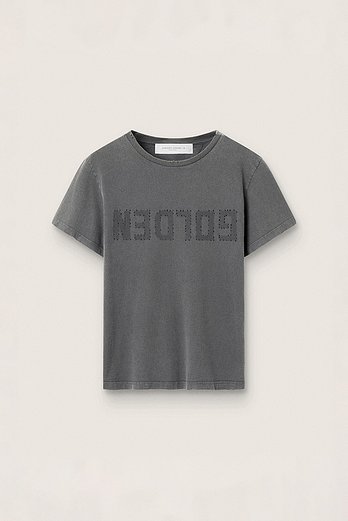 GOLDEN GOOSE KOREA [공식 스토어] 골든구스  여성 디스트레스드 티셔츠 GWP01221 P000671 60318 | 신세계V