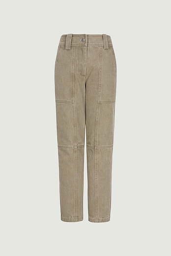 YVES SALOMON [공식] 이브살로몬 아미 데님 트라우저 | 신세계V