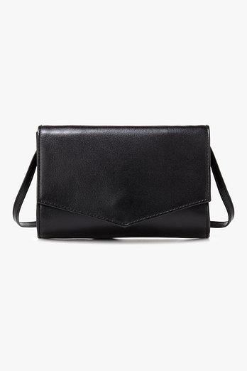 Yohji Yamamoto [Y's] 카우 레더 메탈 클래스프 클러치 백 | 신세계V