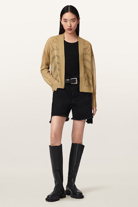 ALLSAINTS 올세인츠 메시 크롭 가디건 W086KE-10471 | 신세계V
