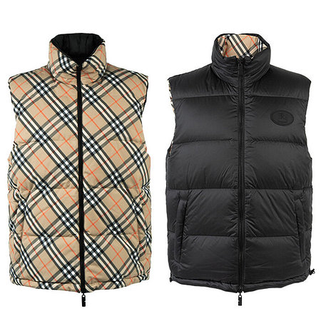 BURBERRY(버버리) 버버리 리버시블 체크 퍼퍼 남성 패딩 조끼 8110200 48157964 | 신세계V