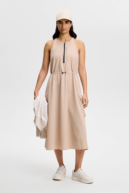 J.LINDEBERG [Women Collection] 메리나 드레이프 드레스 | 신세계V