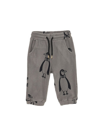 MINI RODINI [MINI RODINI] 키즈 펭귄 플리스 팬츠 그레이 11000092 97 | 신세계V