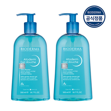 BIODERMA [바이오더마] 아토덤 젤 두쉬 클렌징젤500ml x2 | 신세계V