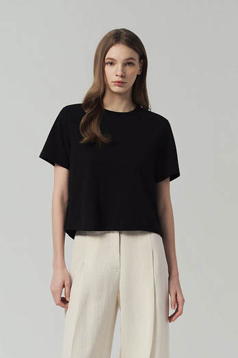 DUVETICA 투르시(블랙)(여성 반팔티셔츠) | 신세계V