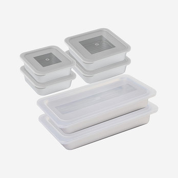 ALTENBACH 알텐바흐 뽀큐트 밧드 스텐 반찬통 밀폐용기 스텐밧드 소+소+특대+특대+롱+롱 세트 | 신세계V