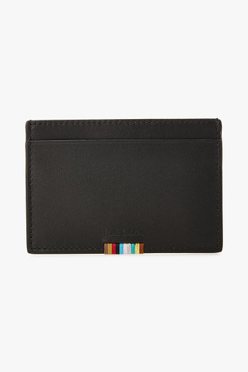 PAUL SMITH 시그니처 스트라이프 레더 카드 홀더 | 신세계V