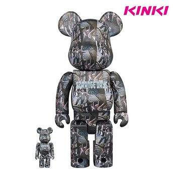 KINKIROBOT 400%+100% BEARBRICK The Doors 