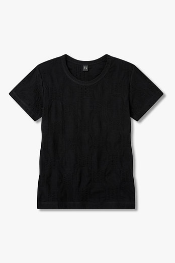 Yohji Yamamoto [Y's]텍스처드 체크 티셔츠 | 신세계V