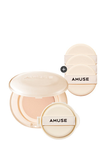 AMUSE [어뮤즈] 듀 젤리 마스터 쿠션 본품+리필 SPF 38 PA+++_(세트/4종) | 신세계V