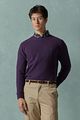 [Online Exclusive] 울 솔리드 스웨터 (바이올렛) (BBWRMOG402)