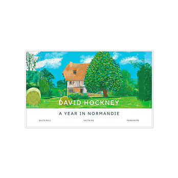 ARTISH [FRAME] A Year in Normandie Poster by David Hockney - House and Tree / 데이비드 호크니 | 신세계V